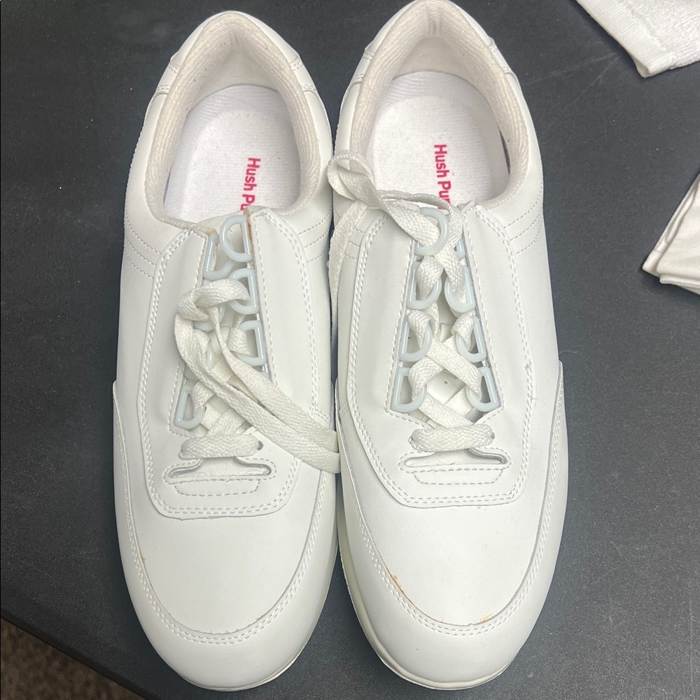 Hush Puppies Women's Sleek White Sneakers